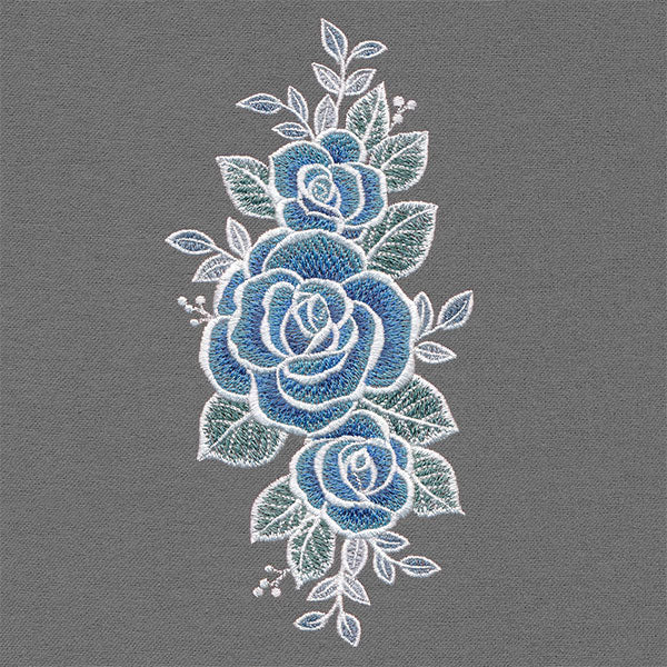 Winter's Splendor Icy Rose Border - Image 7