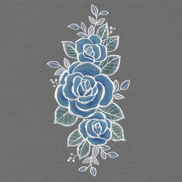 Winter's Splendor Icy Rose Border - Image 9