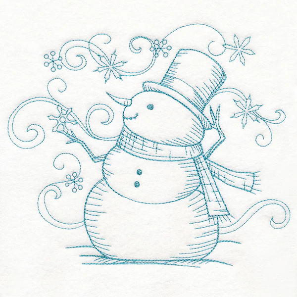 Wintertide Blizzard Etching