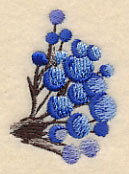 Wintry Berry Branch in Watercolor - Image 3