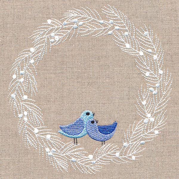 Wintry Bird Wreath - Image 5