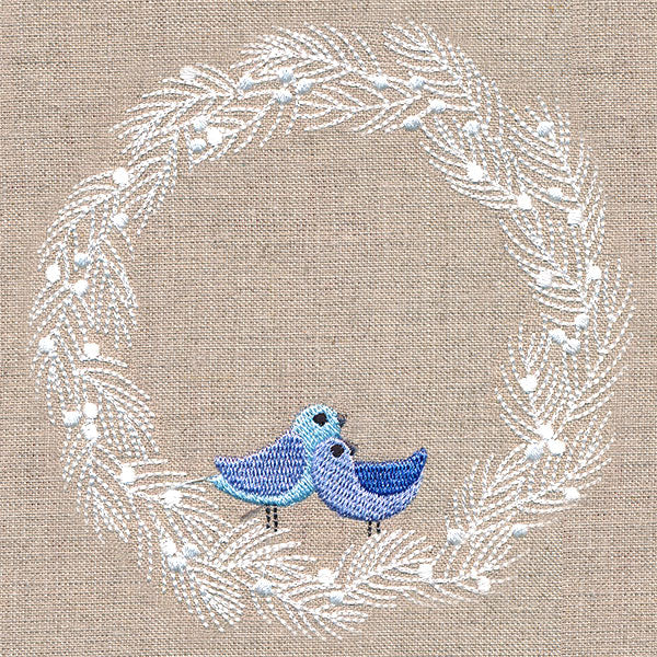 Wintry Bird Wreath - Image 7