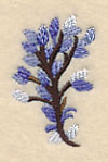 Wintry Leaf Branch in Watercolor - Image 5
