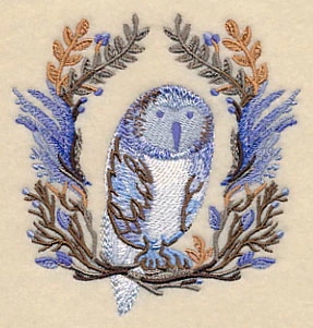 Wintry Owl Wreath in Watercolor - Image 5