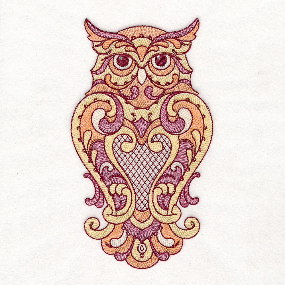 Wise Rosemaling Owl Pillow Set - Image 10
