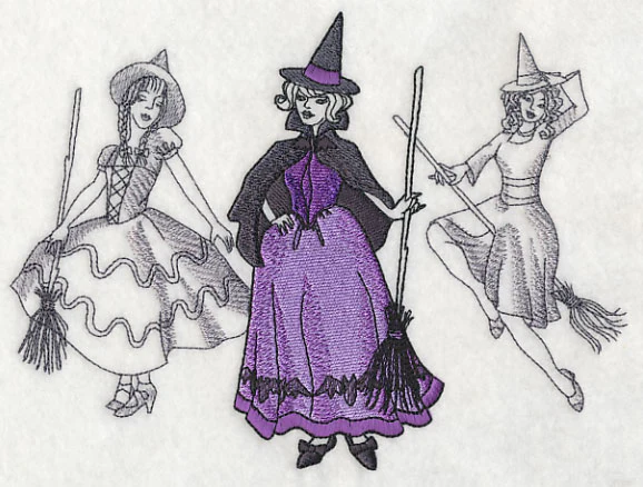 Witch Costume Fashion Plate - Image 2