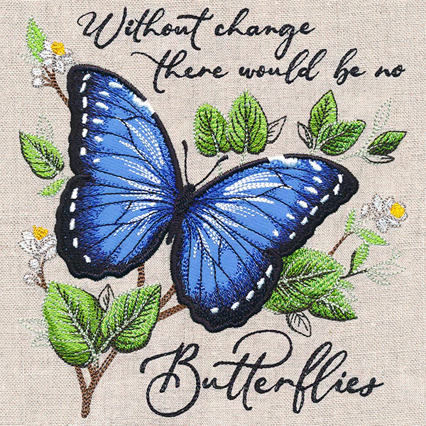 Without Change Butterfly Medley (Applique) - Image 5