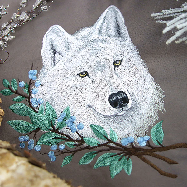 Wolf in Winter Branches - Image 3