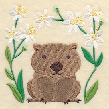 Wombat and Pretty Grass-flag - Image 4