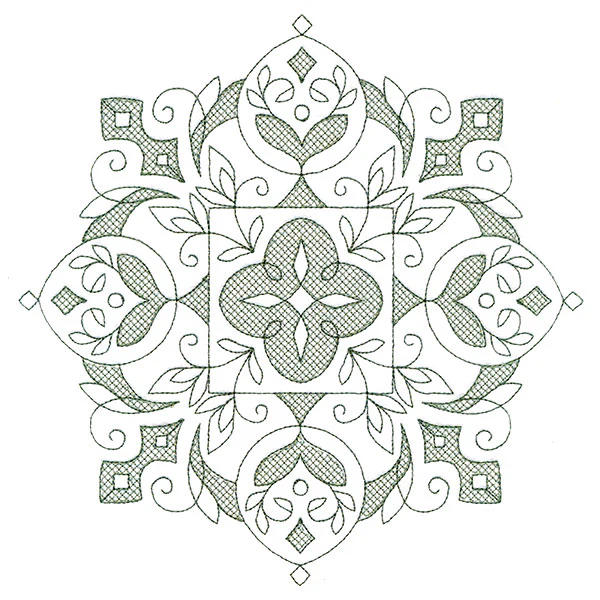 Wondrous Kaleidoscope 5 (Trapunto)