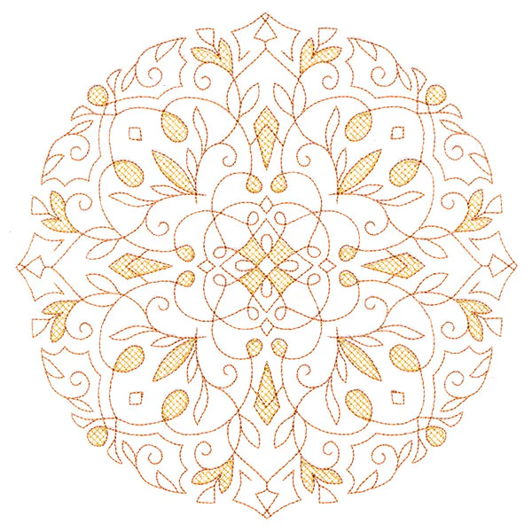 Wondrous Kaleidoscope 6 (Trapunto)