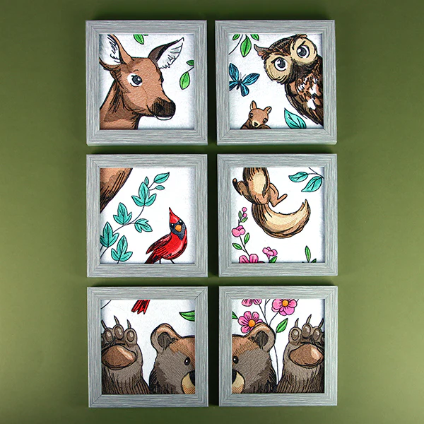 Woodland Animal Friends Window Scene - Deer - Image 8