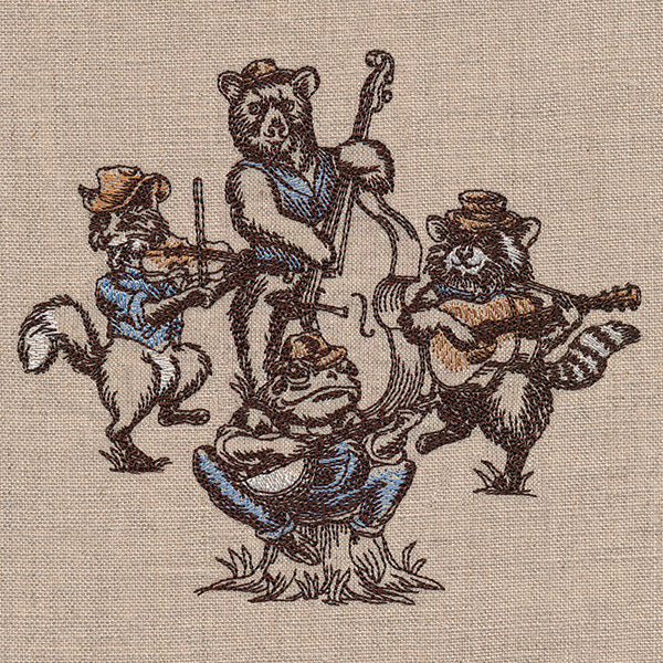 Woodland Animal Hillbilly Band - Image 3