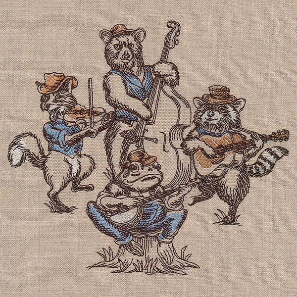 Woodland Animal Hillbilly Band - Image 4