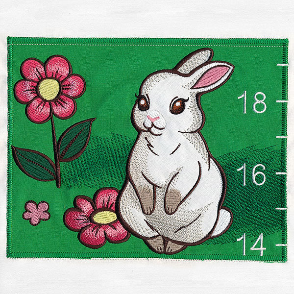Woodland Animals Growth Chart (Applique) - Image 12