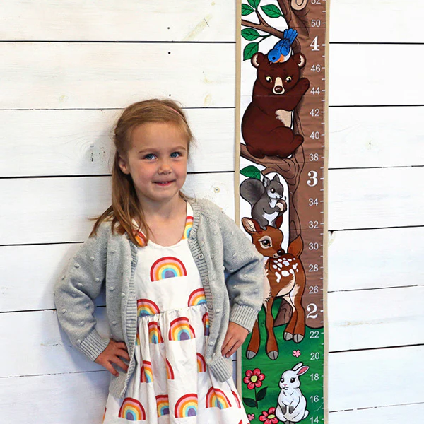 Woodland Animals Growth Chart (Applique) - Image 2