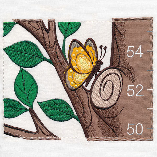 Woodland Animals Growth Chart (Applique) - Image 6