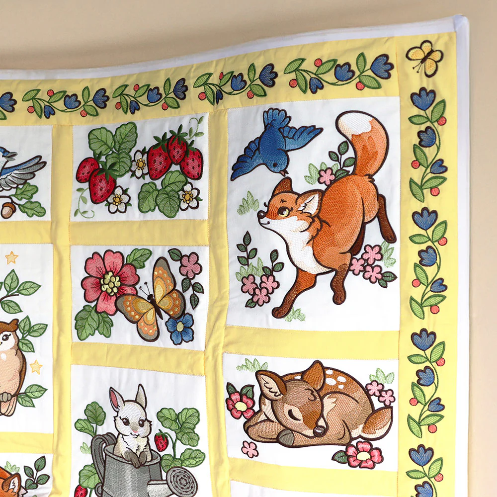 Woodland Animals Quilt Design Pack - Image 5