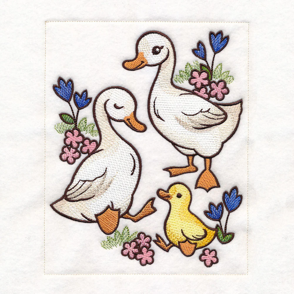Woodland Animals Quilt - Ducks - Image 3