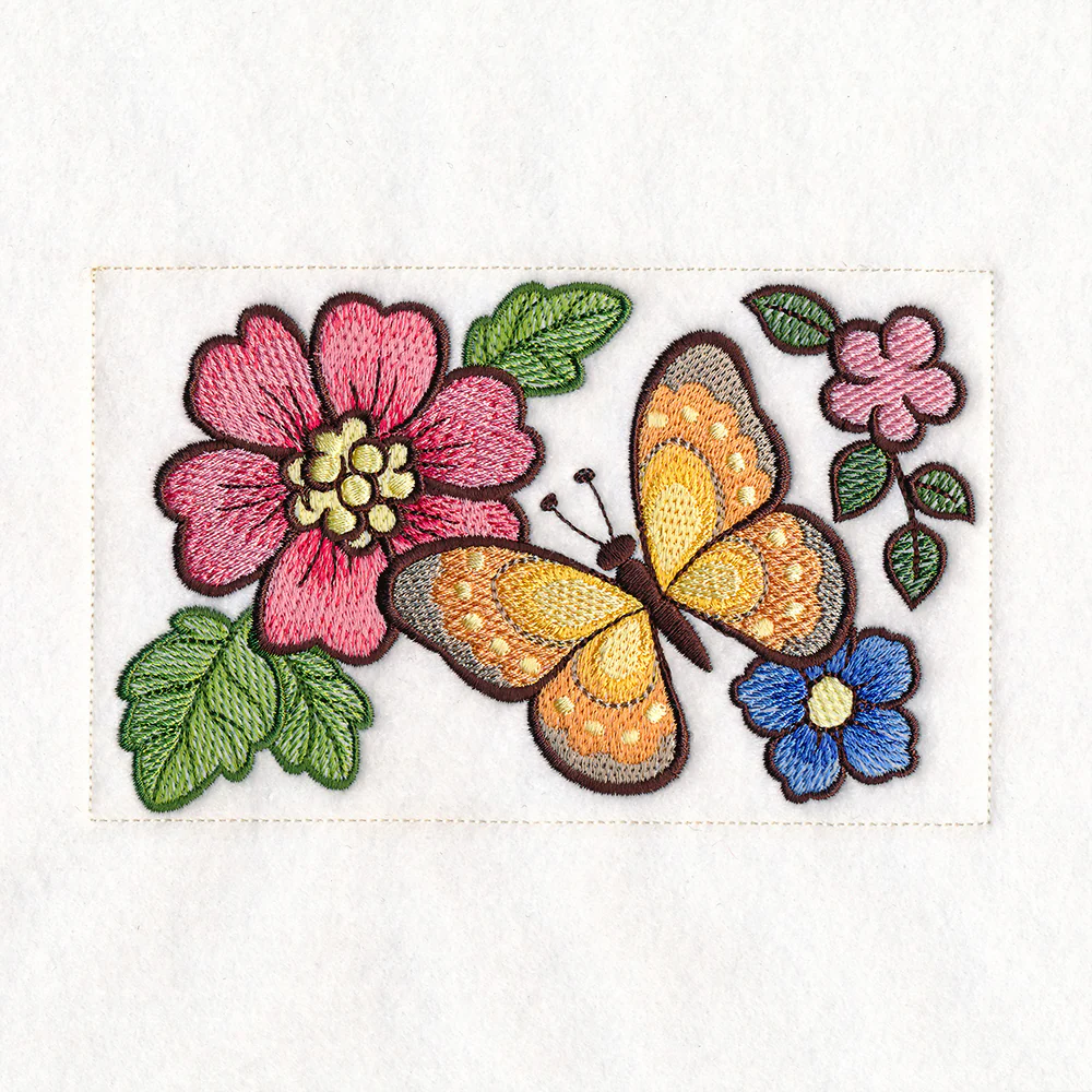 Woodland Animals Quilt - Flowers