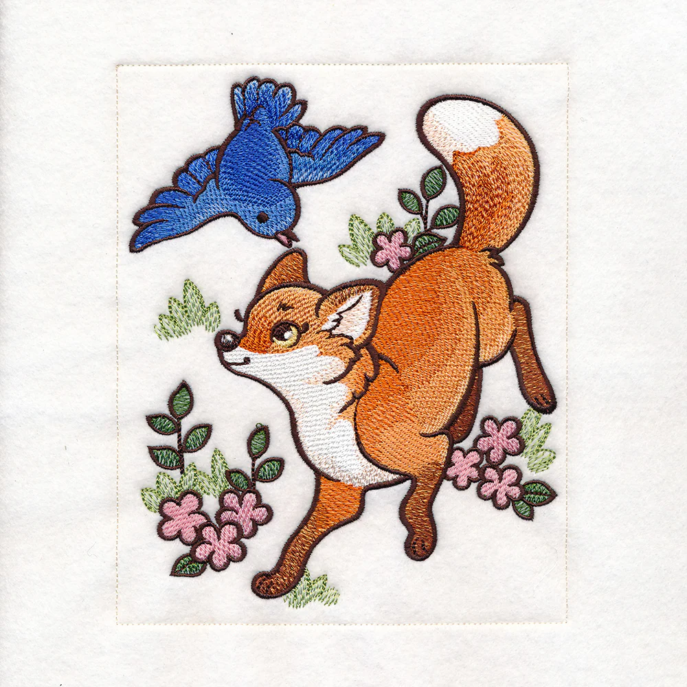Woodland Animals Quilt - Fox - Image 3