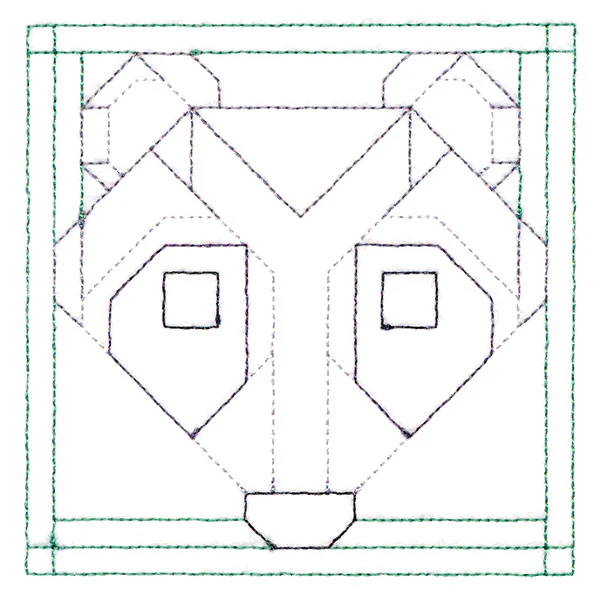 Woodland Animals Quilting - Raccoon (Double Run) - Image 5