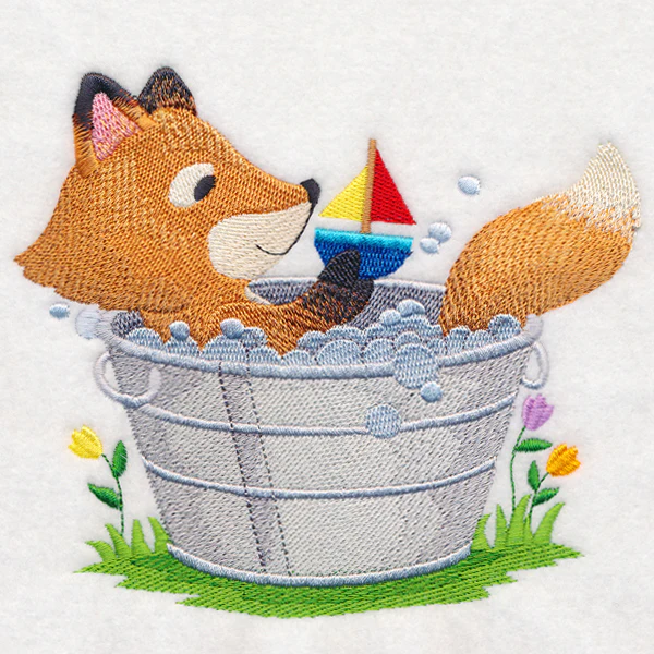 Woodland Bath Time - Fox - Image 4