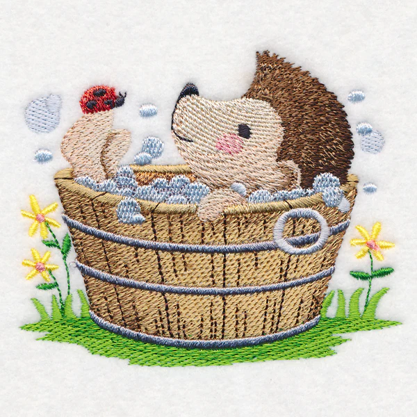 Woodland Bath Time - Hedgehog - Image 3