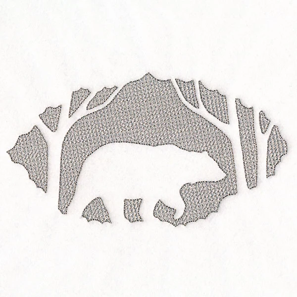 Woodland Bear (Embossed) - Image 3