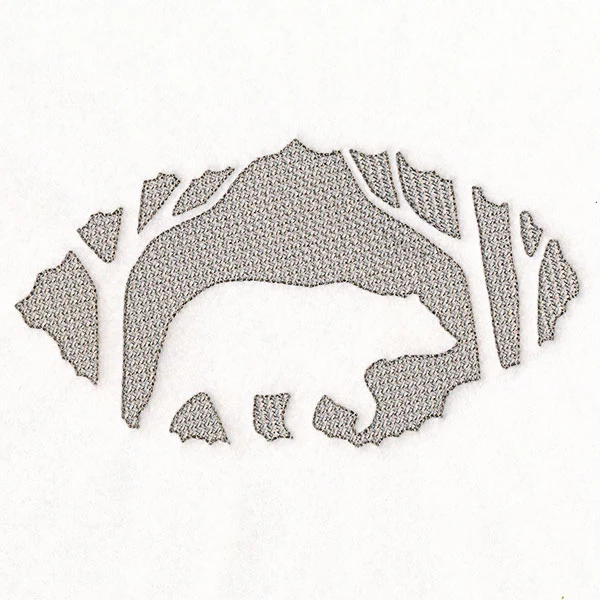 Woodland Bear (Embossed) - Image 4