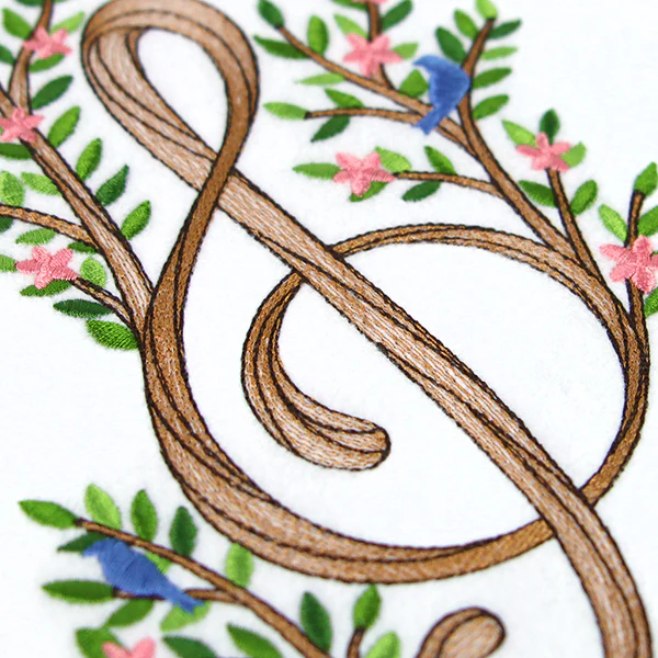 Woodland Blooms Treble Clef - Image 12