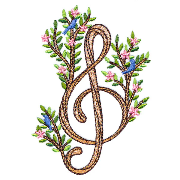Woodland Blooms Treble Clef - Image 9