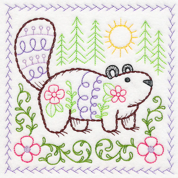 Woodland Charm - Beaver (Vintage) - Image 2