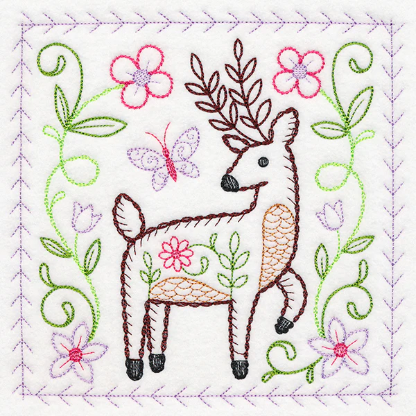 Woodland Charm - Deer (Vintage) - Image 2