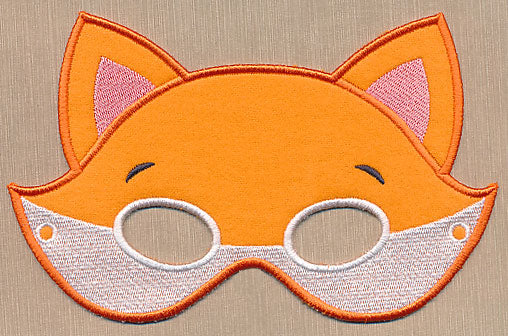 Woodland Fox Mask - Large (In-the-Hoop) - Image 3