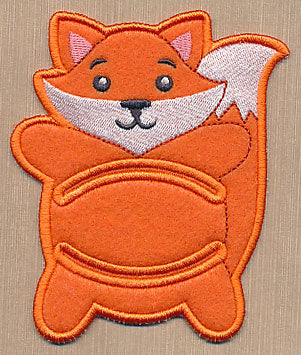 Woodland Fox Napkin Holder (In-the-Hoop) - Image 3