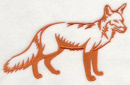 Woodland Fox Silhouette 1 - Image 2