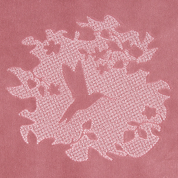 Woodland Hummingbird Scene (Embossed) - Image 3