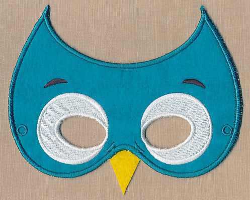 Woodland Owl Mask - Large (In-the-Hoop) - Image 3
