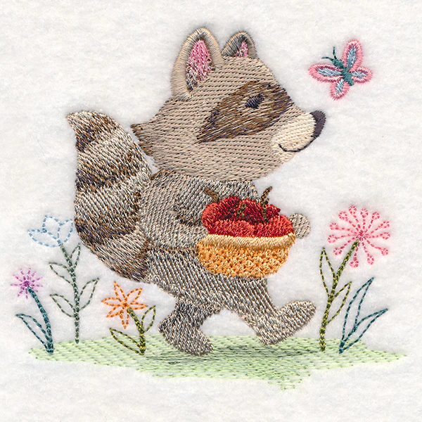 Woodland Picnic Party - Raccoon - Image 3