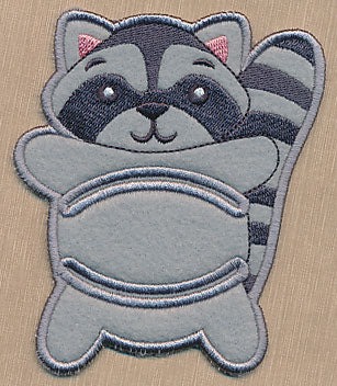 Woodland Raccoon Napkin Holder (In-the-Hoop) - Image 3