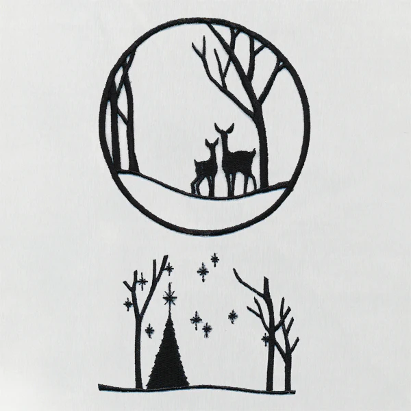 Woodland Shadowbox Ornament (Organza) - Image 10