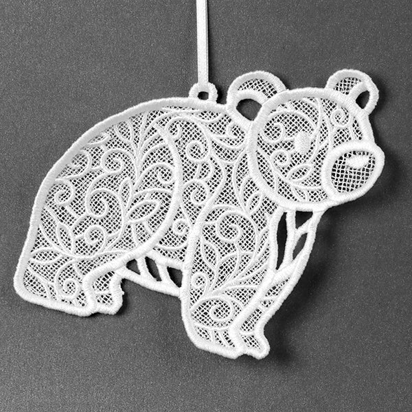 Woodland Treasures - Bear (Lace) - Image 4