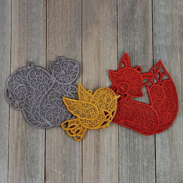 Woodland Treasures - Bird (Lace) - Image 2