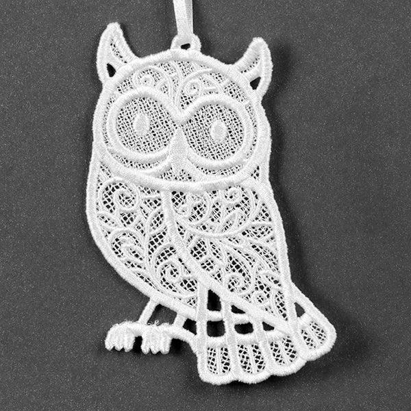 Woodland Treasures - Owl (Lace) - Image 2