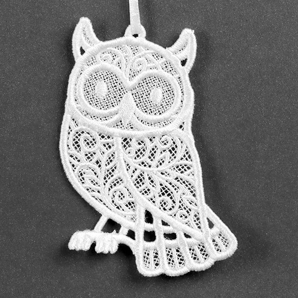 Woodland Treasures - Owl (Lace) - Image 3