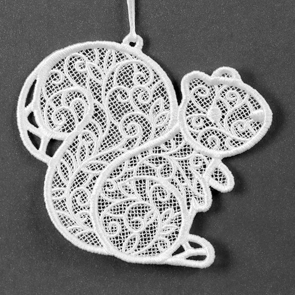 Woodland Treasures - Squirrel (Lace) - Image 3