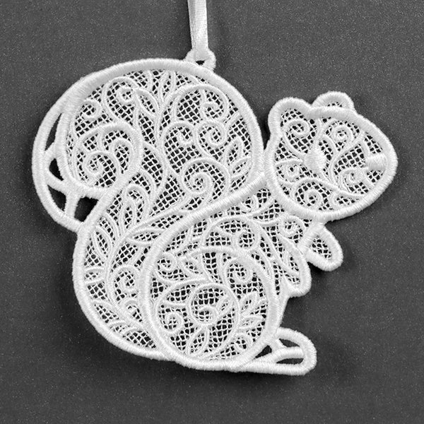 Woodland Treasures - Squirrel (Lace) - Image 5