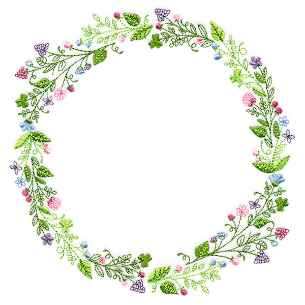 Woodland Wildflower Wreath - Image 3