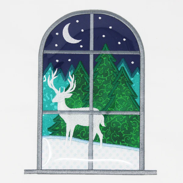 Woodland Window Scene (Vinyl Applique) - Image 2